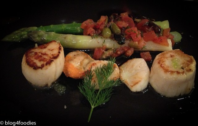 2 - La Ciboulette - scallops asparagus