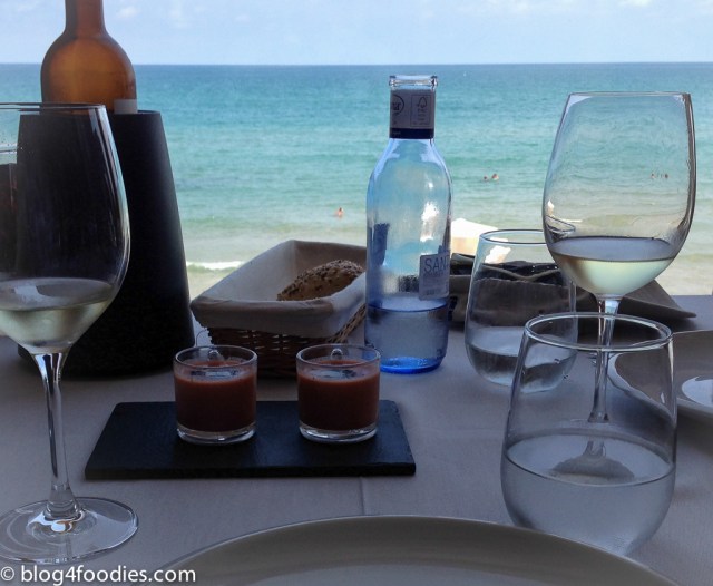 Welcome snack with a view