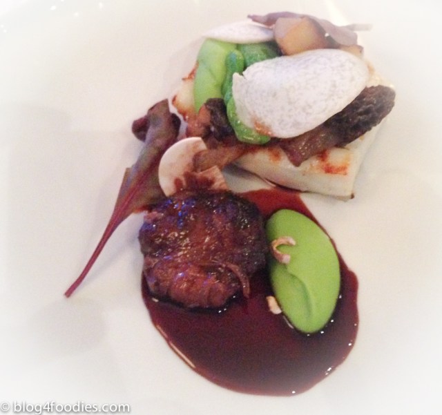 Grilled fillet of turbot