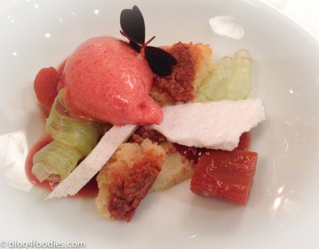 Rhubarb dessert