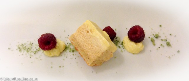 Mango caramel parfait