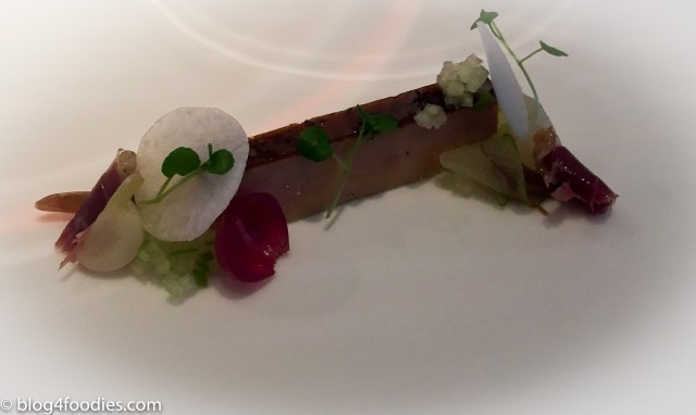 Foi gras with green apples