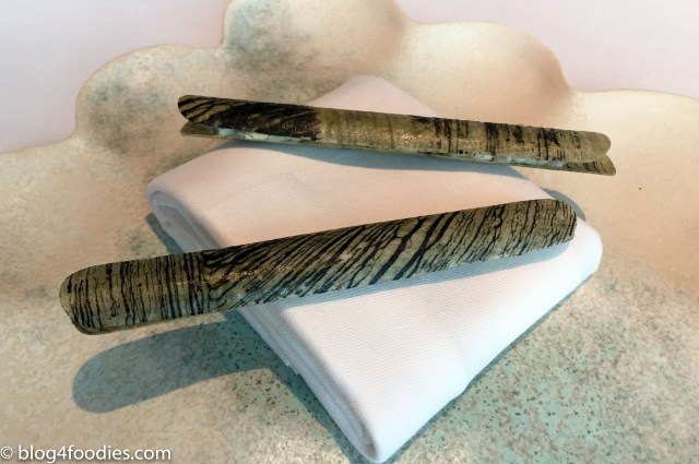 "Razor Clam" with Minerals & Sour Cream