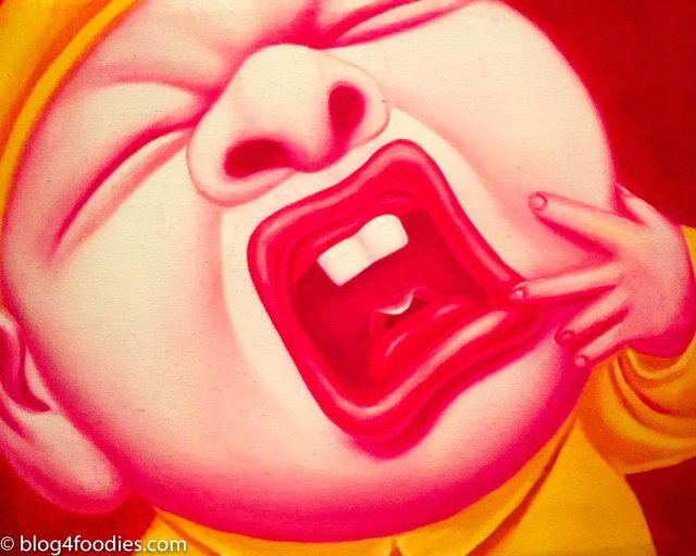 Painting from the bathroom