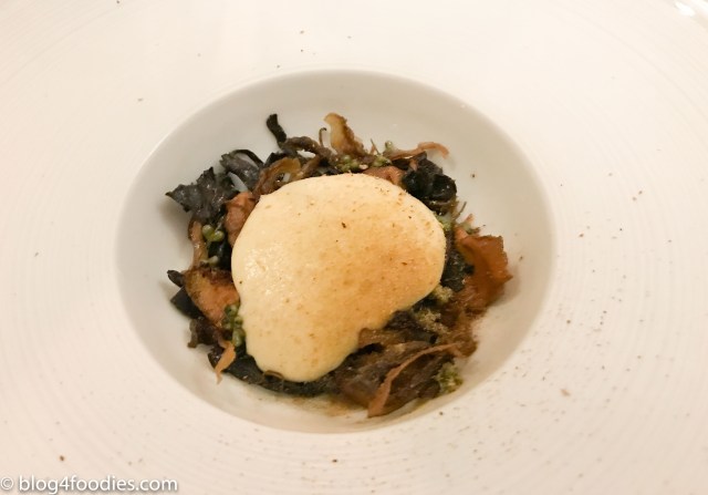 Local Mushrooms and celeriac