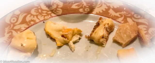 Reamins from the cheese trolley...