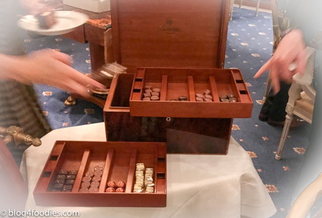 Confiserie & pralines from the trolley