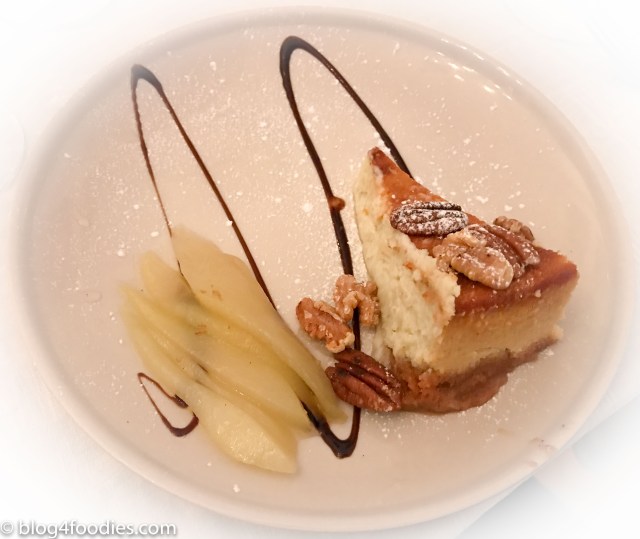 Roquefort cheesecake